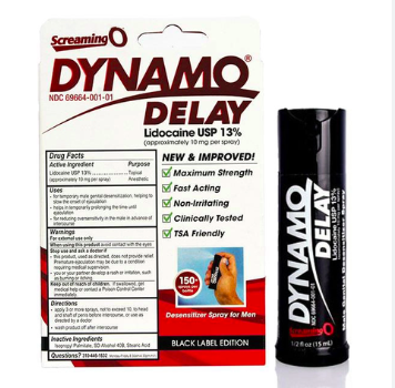 Địa chỉ bán Chai xịt Dynamo Delay Black Label Edition chính hãng Mỹ thuốc kéo dài thời gian tốt nhất